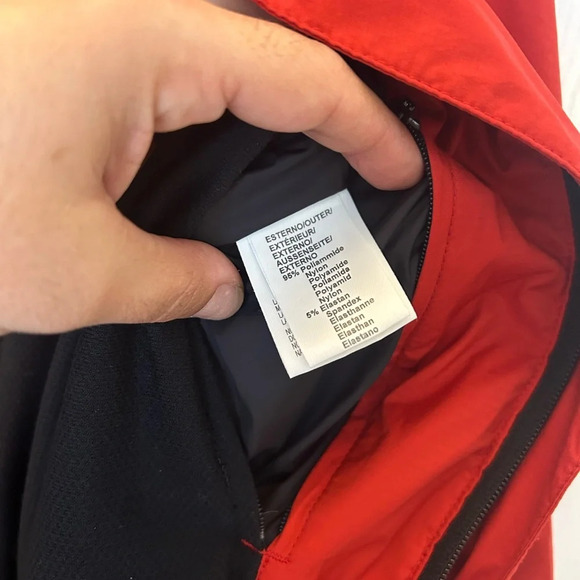 Zegna Sport red Zip Up Jacket Sz large - Picture 7 of 7